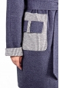 Женское пальто из текстиля с капюшоном 3000407-2